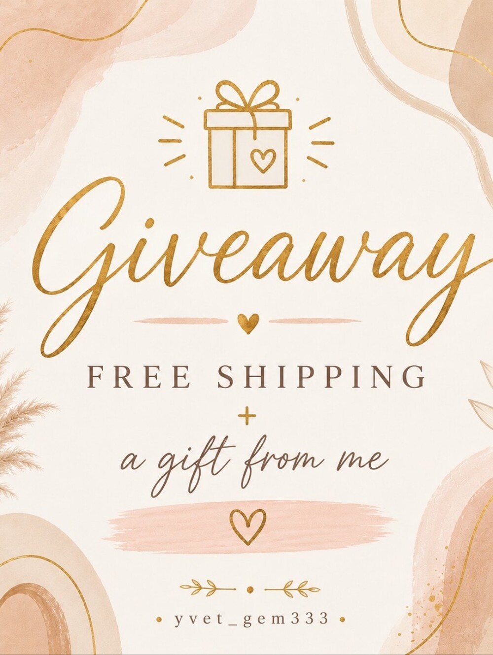 Give Away! Win Shipping On Me! Plus A Mystery Gift 🎁
